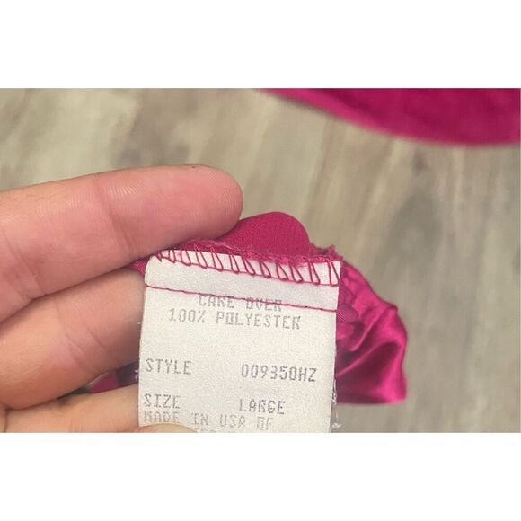 Katherine Bishop Hot Pink Large Vintage Tank and Shorts Pajama Set - Picture 5 of 7